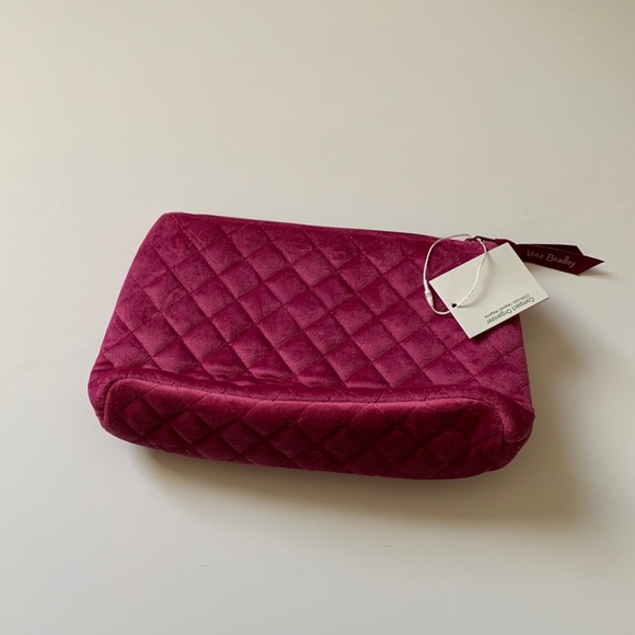 NWT! Vera Bradley Magenta Velvet Compact Organizer - Picture 2 of 5